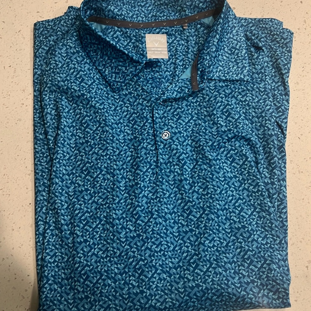 Men’s Callaway Polo - Blue Design